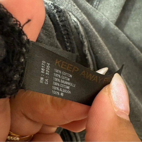 Anthropologie Saturday Sunday Longsleeve  Gray Shirt Women Size S - Picture 6 of 7